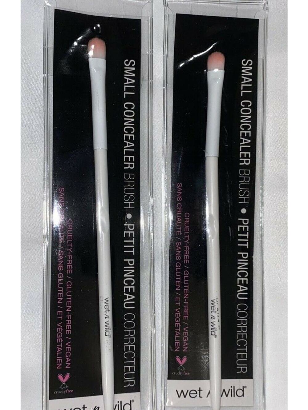 Wet N Wild Small Concealer Brush Cruelty Free Vegan Set of 2
